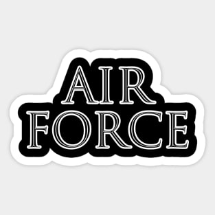 Air Force T-Shirt Sticker